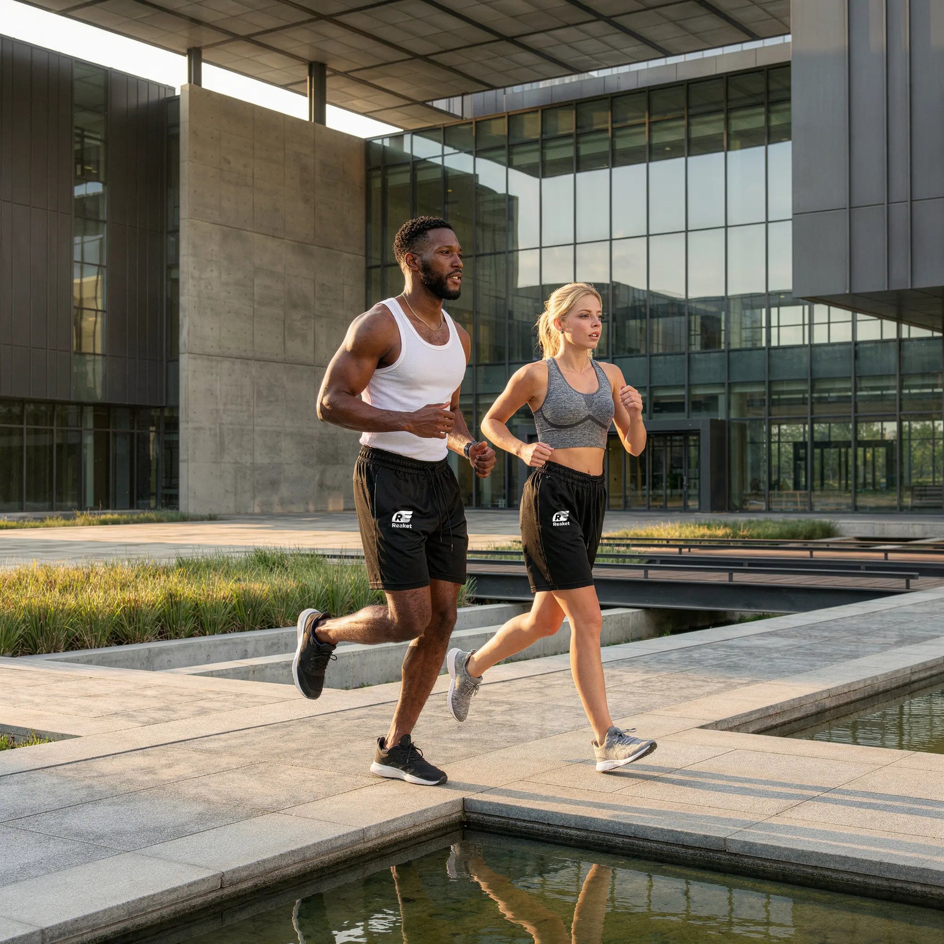 Short Babi unisexe Reaket, une marque de vêtements de sport