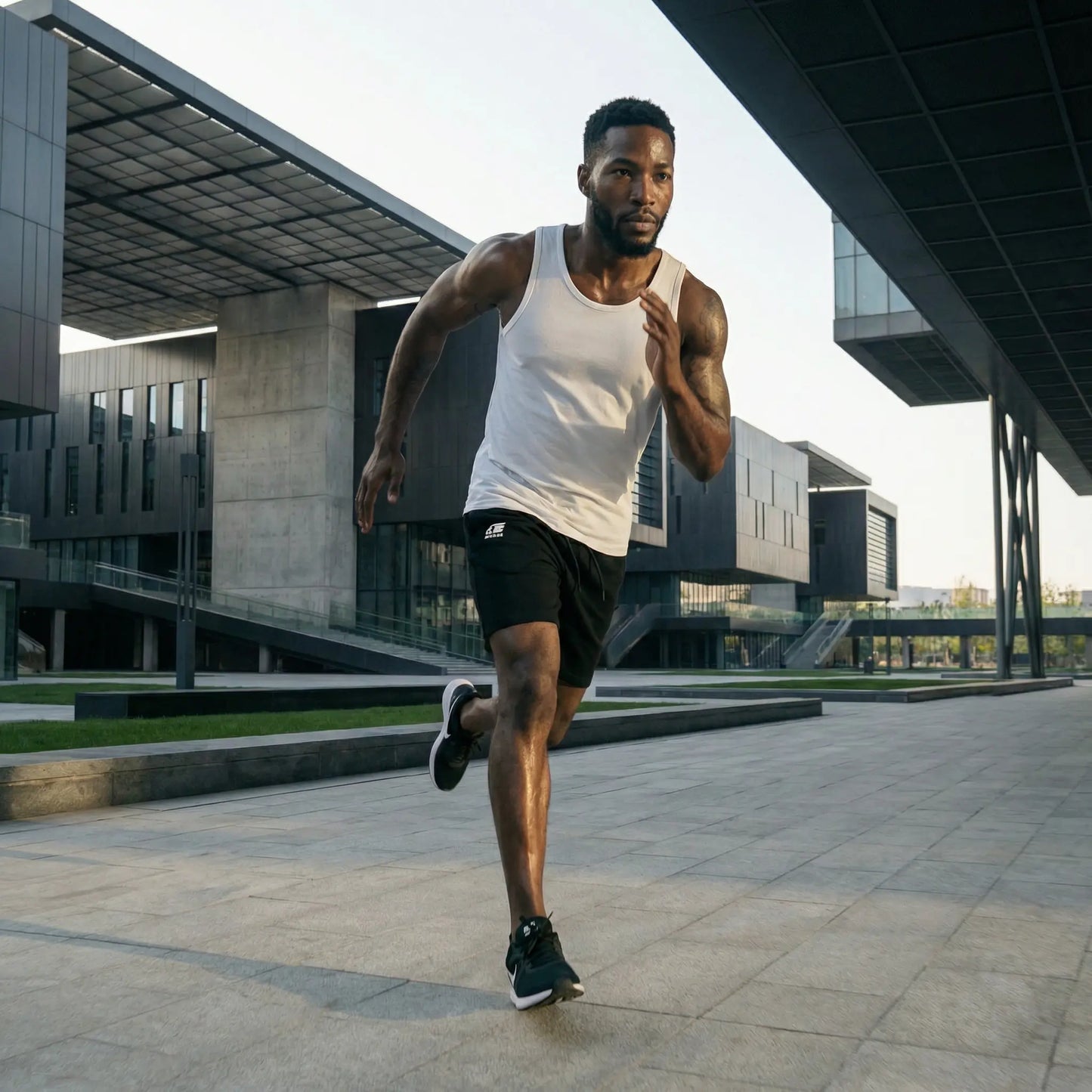 Short Babi unisexe Reaket, une marque de vêtements de sport
