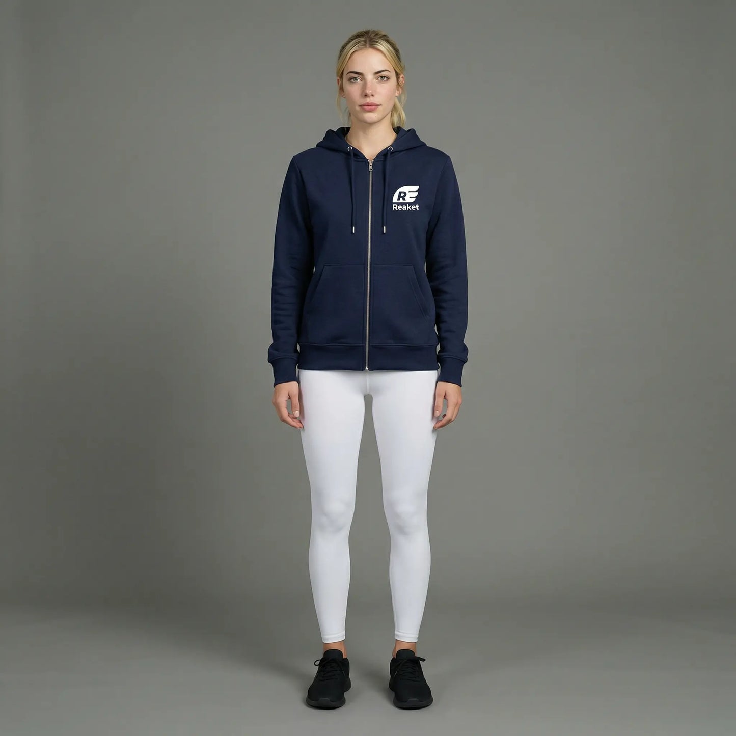 Sweat à capuche Bassam zippé Reaket, une marque de vêtements de sport