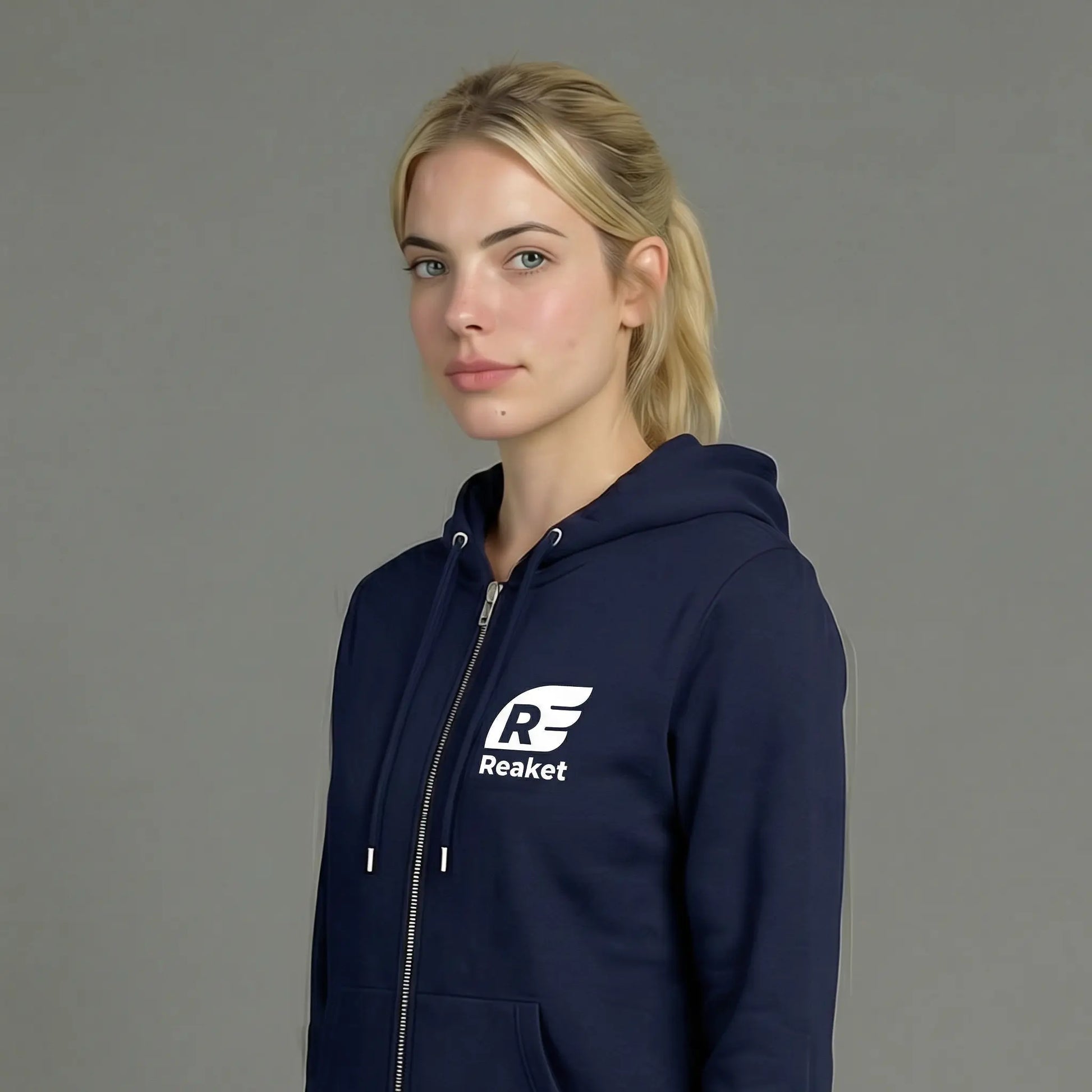 Sweat à capuche Bassam zippé Reaket, une marque de vêtements de sport