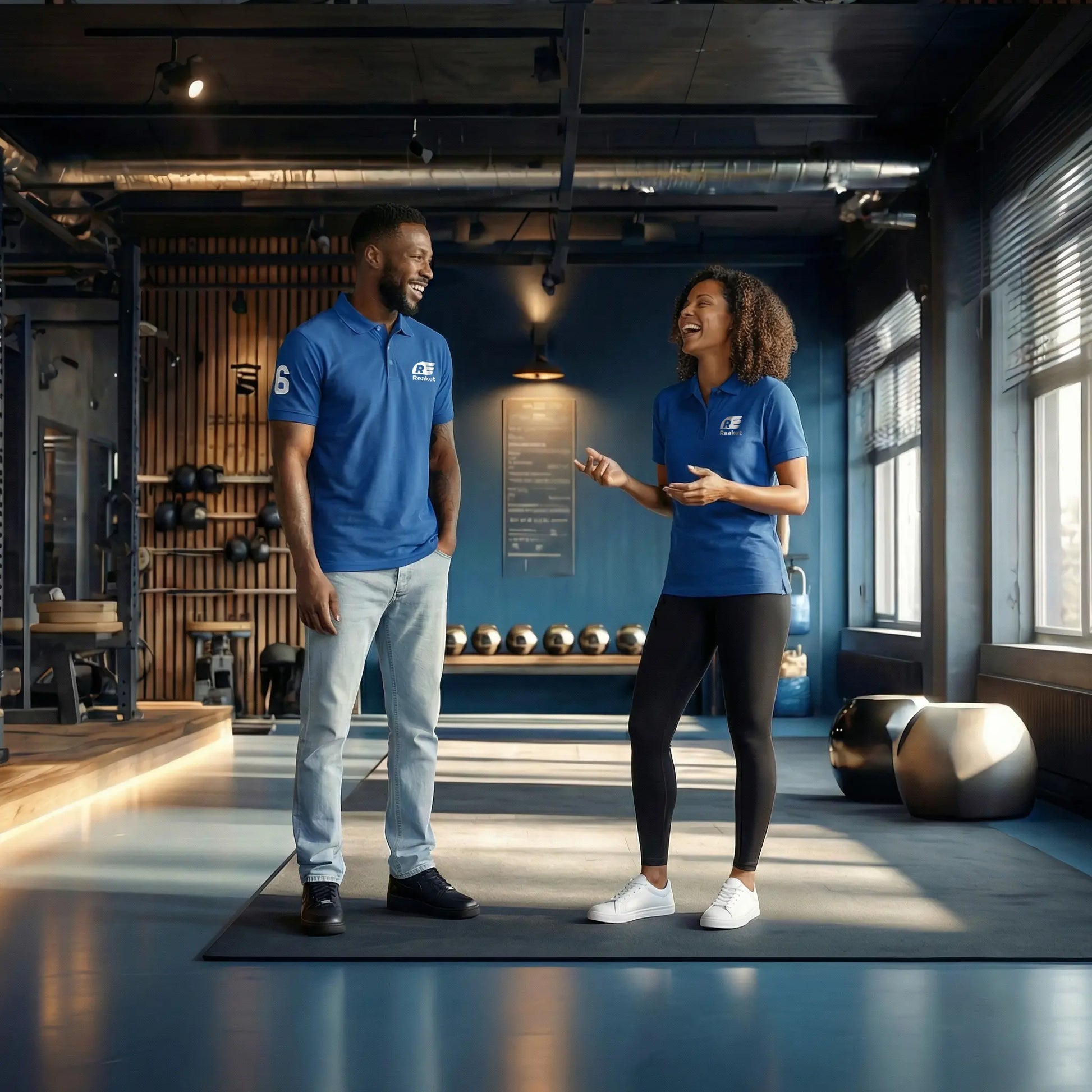 Polo Reaket Taï Unisexe Reaket, une marque de vêtements de sport