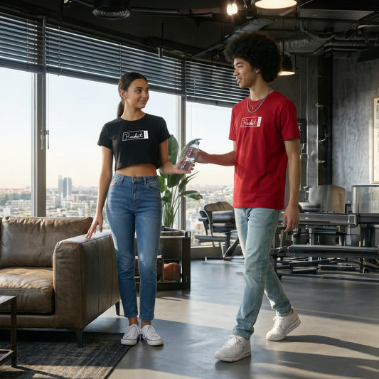 Top court Nassian Reaket, une marque de vêtements de sport