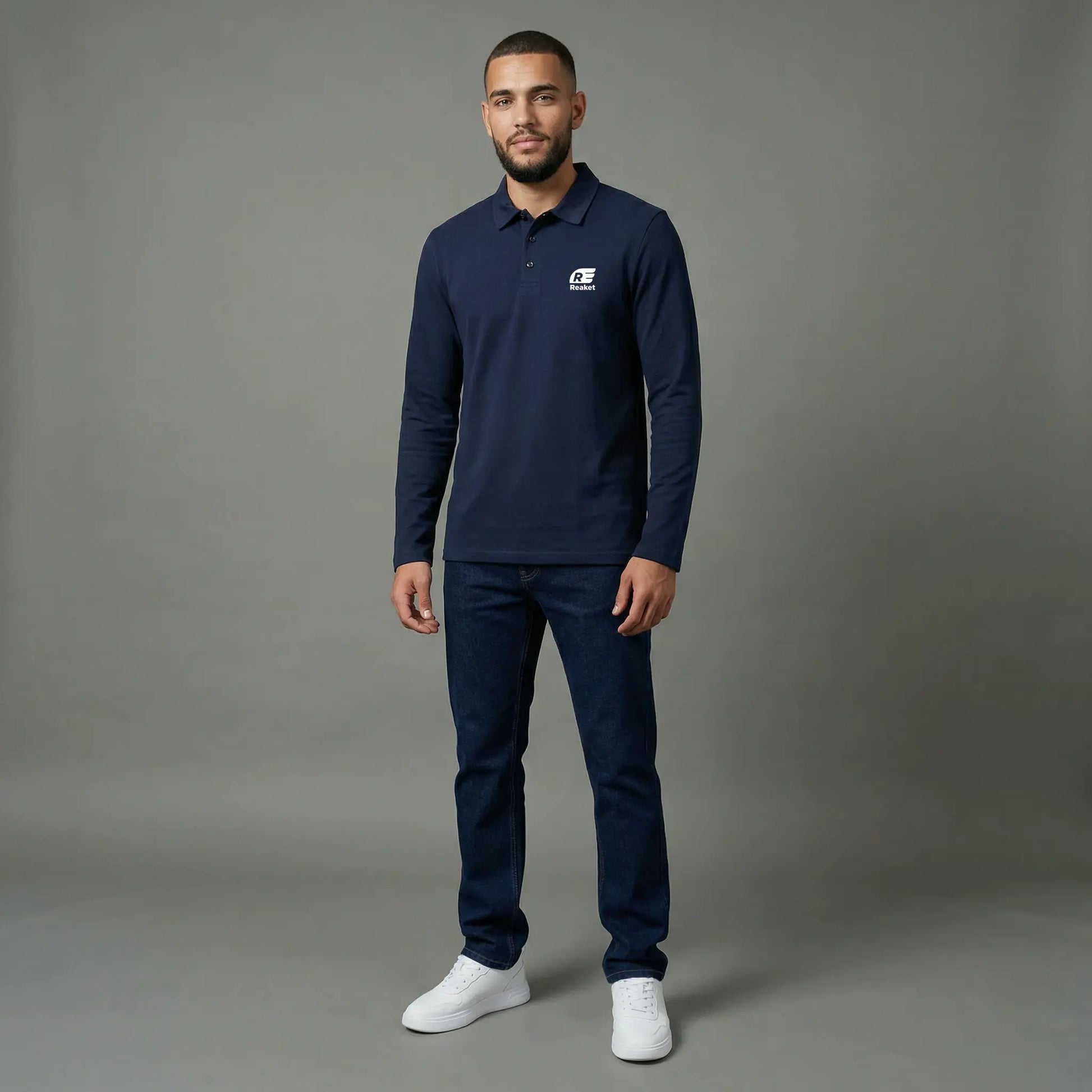 Polo Manches longues M’batto 2 Reaket, une marque de vêtements de sport