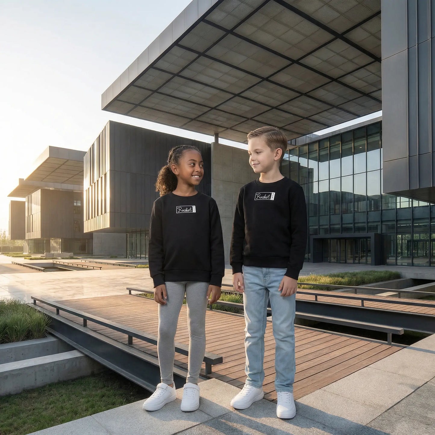 Sweat-shirt Soubré à col rond Enfant2 Reaket, une marque de vêtements de sport