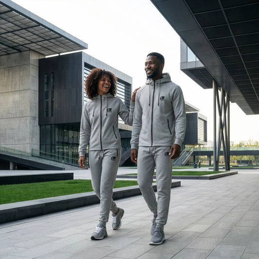 Ensemble Sweat Aboudé Zippé Reaket, une marque de vêtements de sport