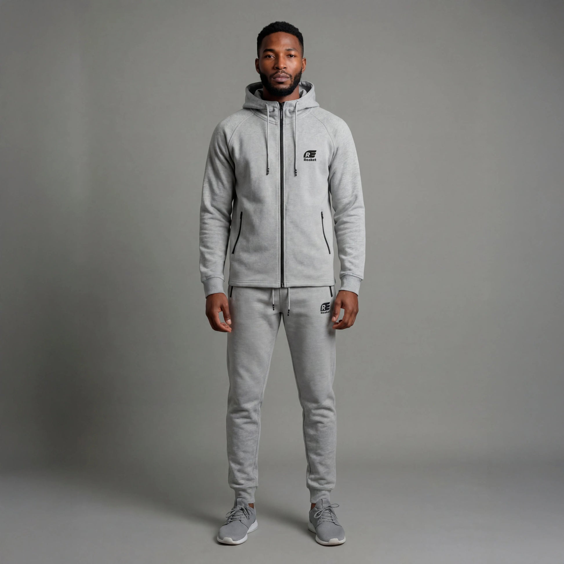 Ensemble Sweat Aboudé Zippé Reaket, une marque de vêtements de sport