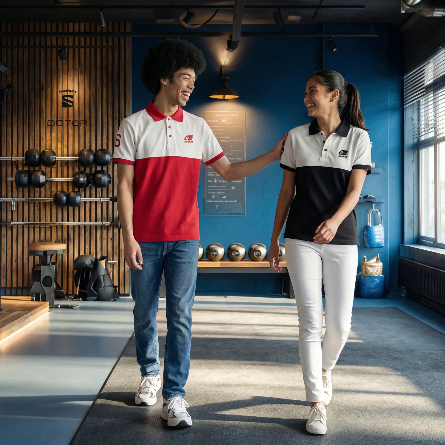 Polo Reaket win win Unisexe Reaket, une marque de vêtements de sport