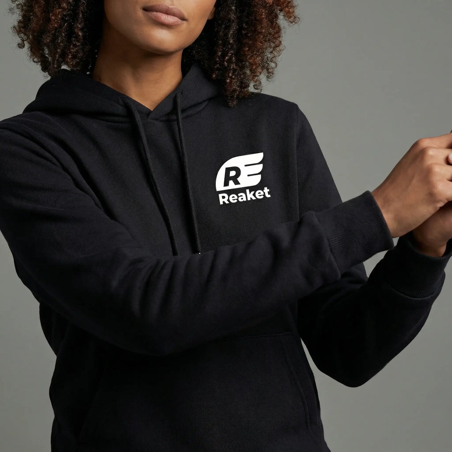 Sweat à capuche Dabou 420gm2 Reaket, une marque de vêtements de sport