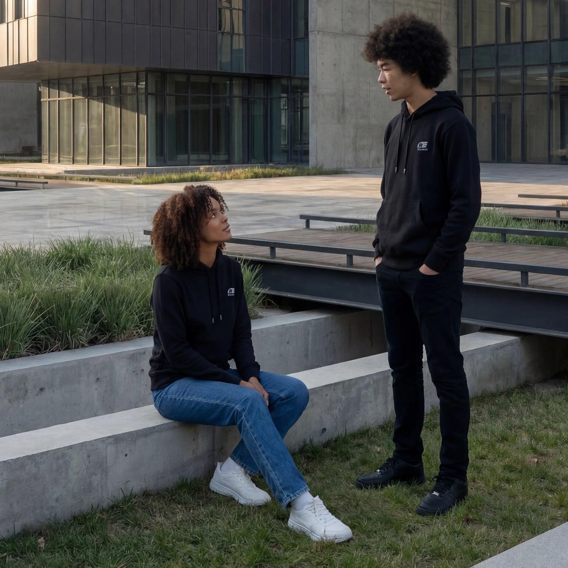 Sweat à capuche Dabou 420gm2 Reaket, une marque de vêtements de sport